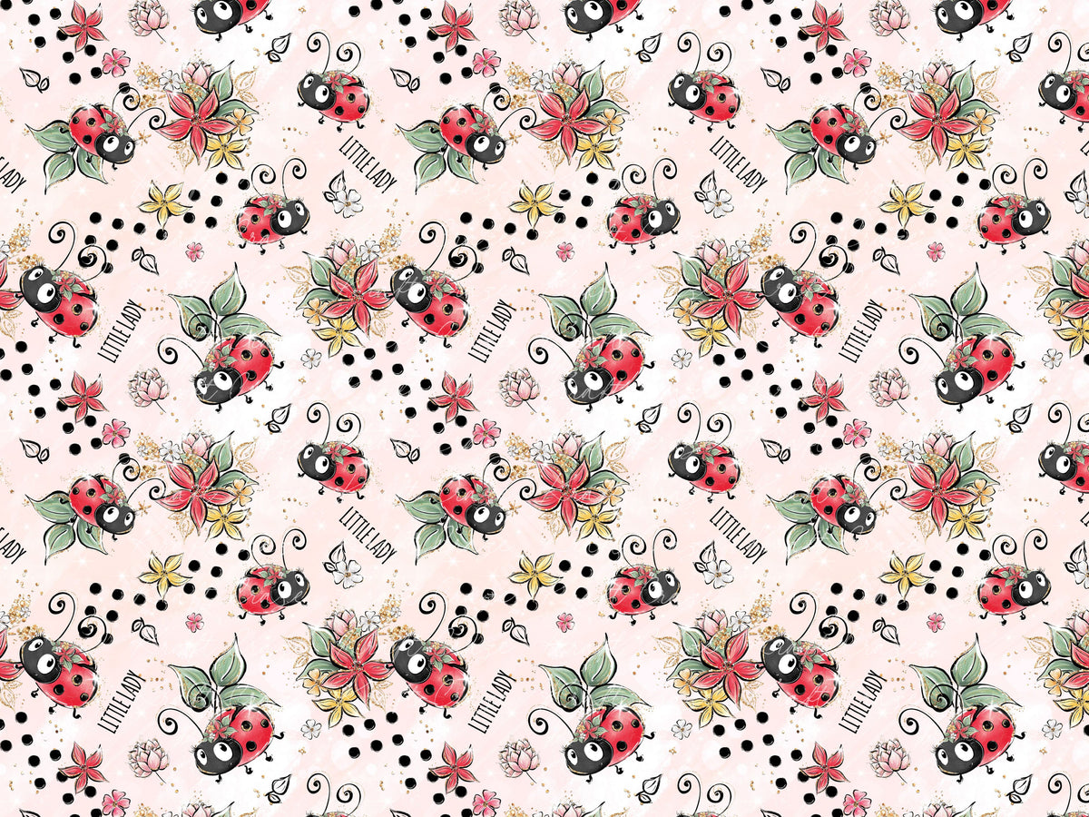 Cute Ladybug Collection Vinyl collection- 12x12 vinyl sheets-14 designs available