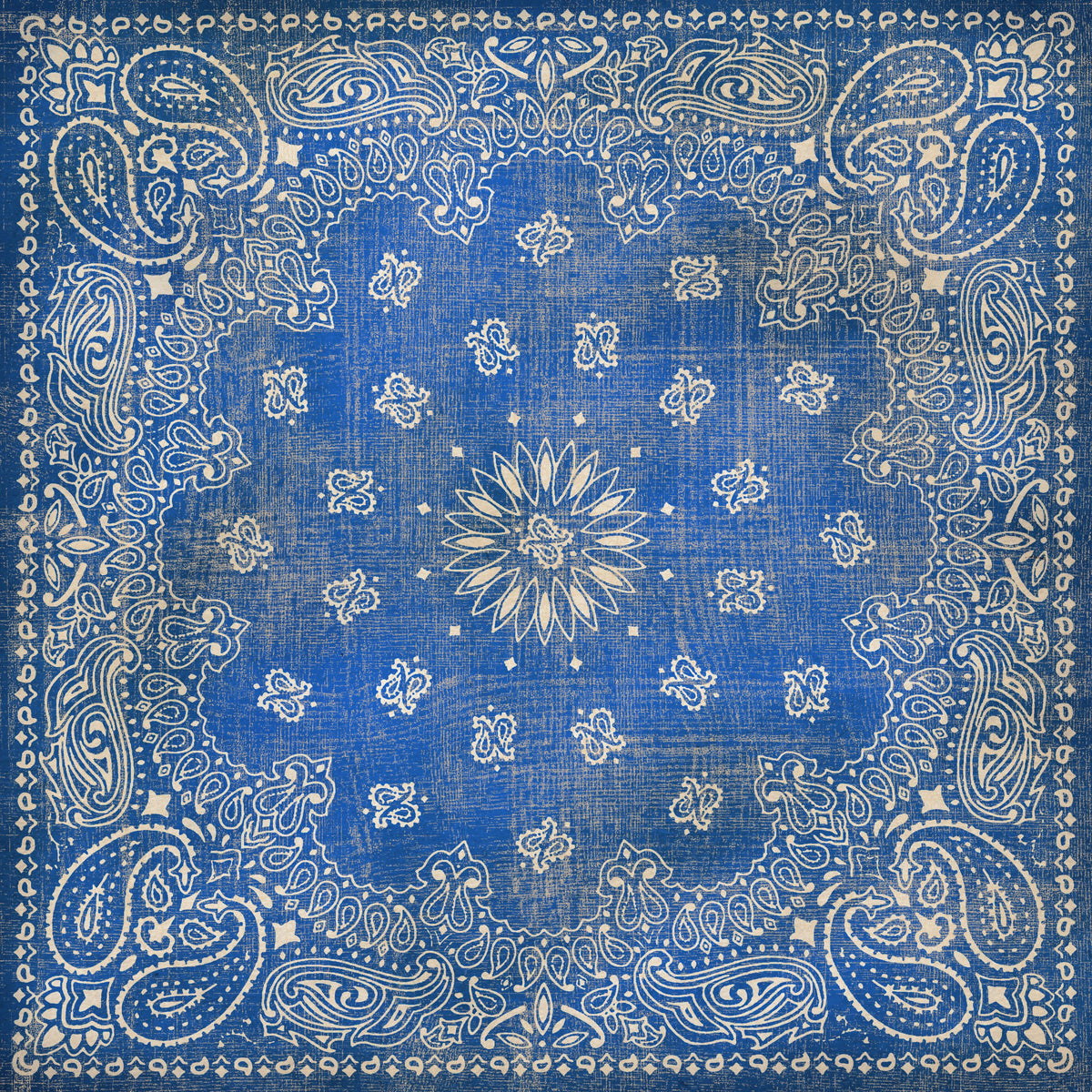 Vintage Bandana Collection Vinyl collection- 12x12 vinyl sheets-18 designs available