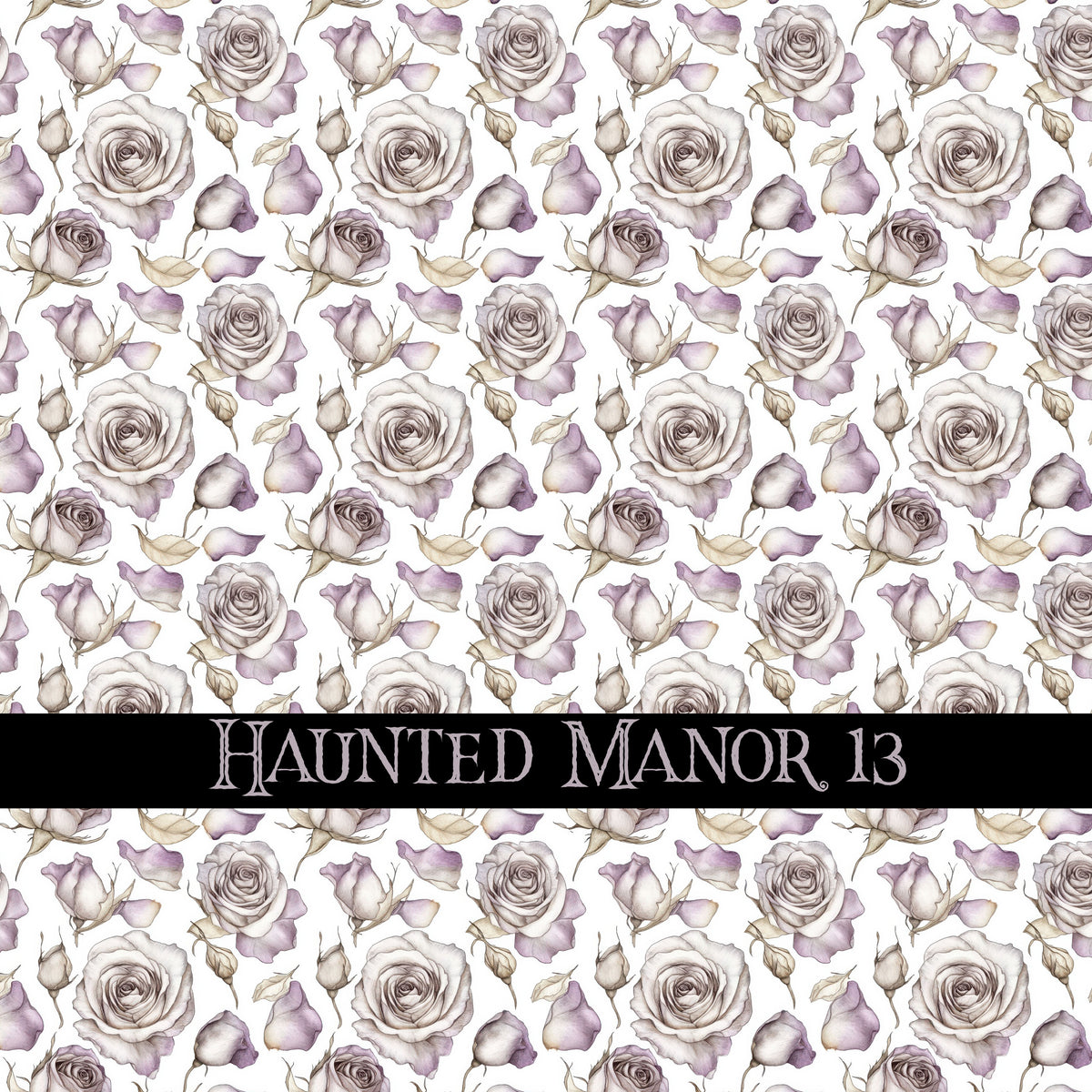Haunted Manor Vinyl collection- 12x12 vinyl sheets-16 designs available