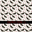 Crimson Curse Vinyl collection- 12x12 vinyl sheets-14 designs available