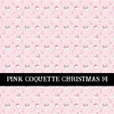 Pink Coquette Christmas  Collection vinyl sheets 14 Patterns to choose from