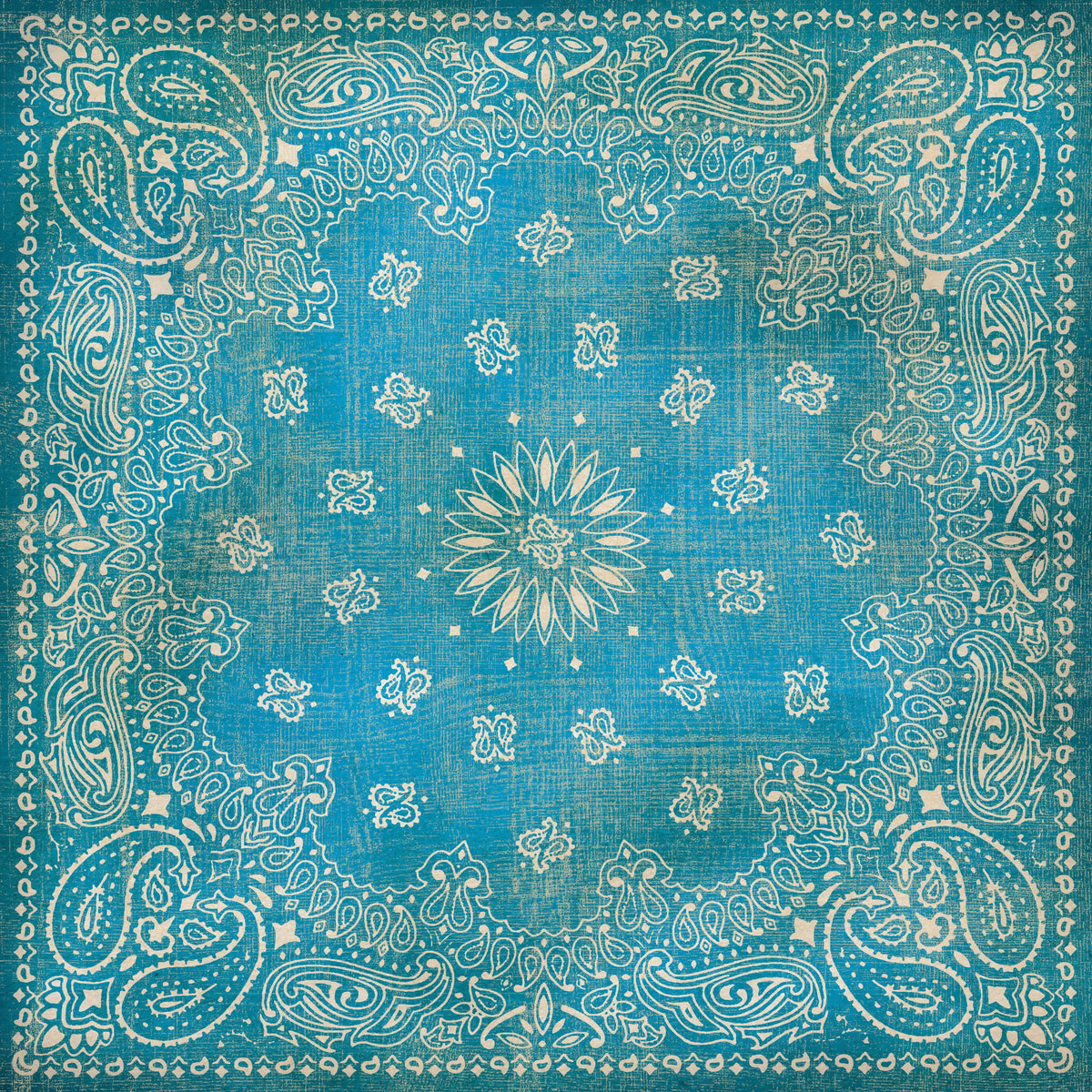 Vintage Bandana Collection Vinyl collection- 12x12 vinyl sheets-18 designs available