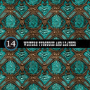 Western Turquoise and Leather Collection Vinyl collection- 12x12 vinyl sheets-20 designs available