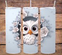 3D Owl Tumbler wraps- 8 Designs