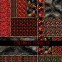 Crimson Curse Vinyl collection- 12x12 vinyl sheets-14 designs available