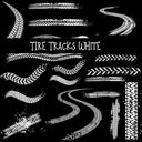 Tire Tracks UV DTF Decal sheet 5 Color Options