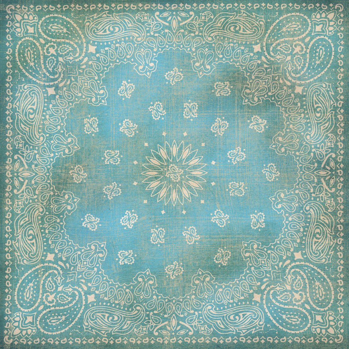 Vintage Bandana Collection Vinyl collection- 12x12 vinyl sheets-18 designs available