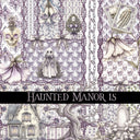 Haunted Manor Vinyl collection- 12x12 vinyl sheets-16 designs available