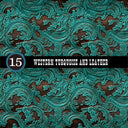Western Turquoise and Leather Collection Vinyl collection- 12x12 vinyl sheets-20 designs available