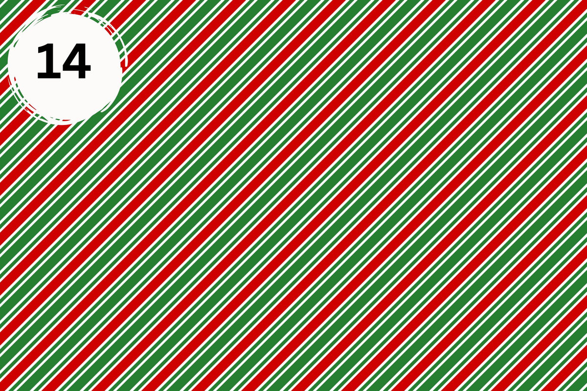 Candy Cane vinyl collection- 12x12 sheets- 16 designs available