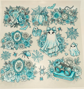 #165 Creepin it Couture Double sided Decal Sheet  ( 2 variants )