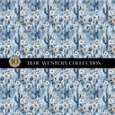 Blue Western Vinyl collection- 12x12 vinyl sheets-16 designs available