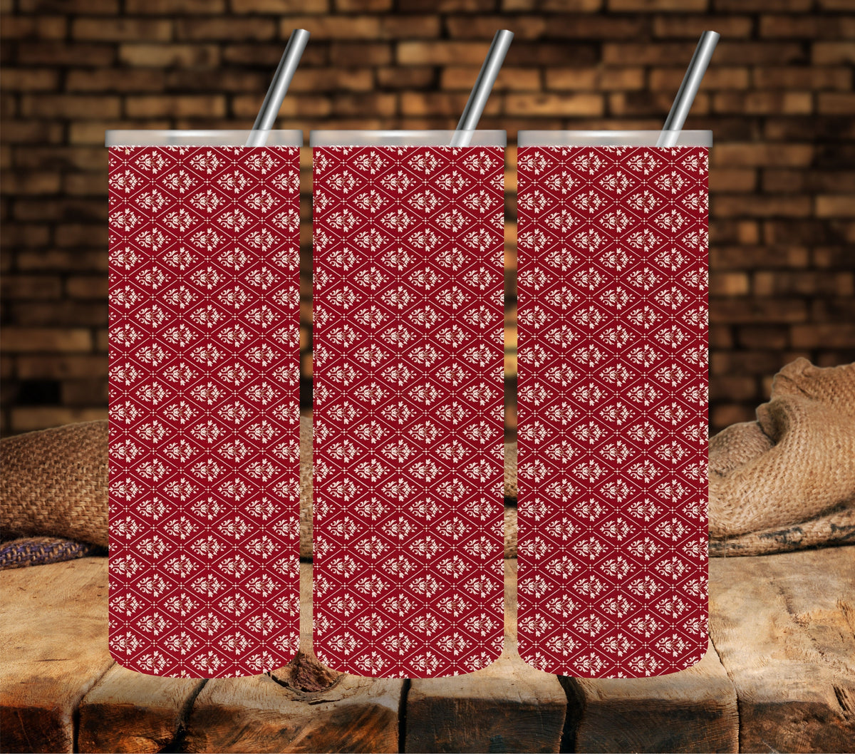 Woodlands Christmas Vinyl tumbler wraps- 18 Designs- 2 Sizes Avaialble