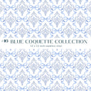 Blue Coquette Collection Vinyl collection- 12x12 vinyl sheets-20 designs available