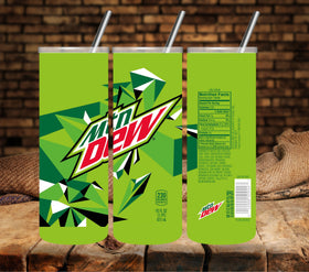 Do the Dew vinyl tumbler wraps