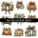 Boo Crew UV DTF Decal sheets 3 designs available