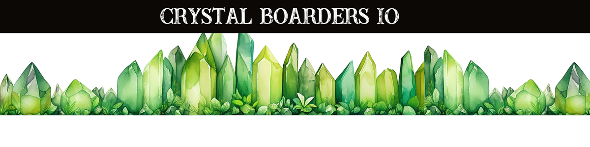 Crystals Boarders UV DTF - 8 Design Options