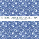 Blue Coquette Collection Vinyl collection- 12x12 vinyl sheets-20 designs available