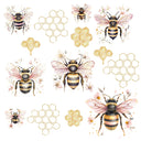 Leopard,Lace and bees Decal Sheets UV DTF Decal accent Sheet 10x10 4 designs