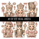 Bougie Nutcracker Coach UV DTF Decal sheets 11 Designs available