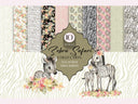 Zebra Safari Vinyl collection- 12x12 vinyl sheets-10 designs available