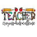 Teacher UV DTF decals - 8 Designs