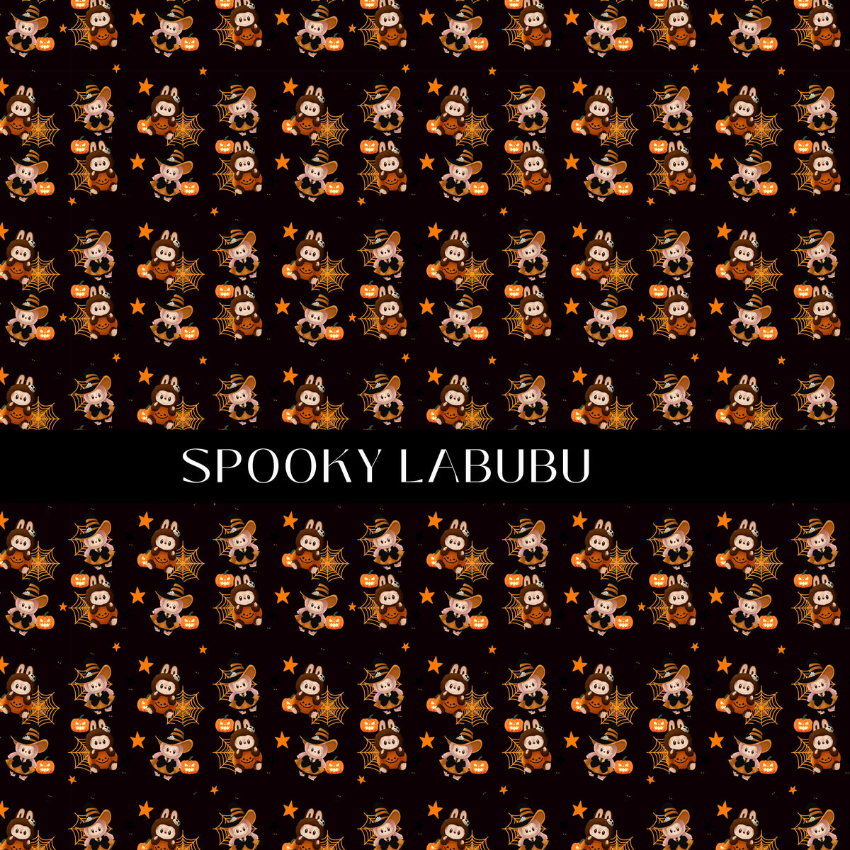 Spooky Labubu 12x12 vinyl sheet