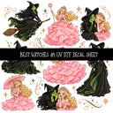 Best Witches UV DTF Decal sheets 11 Designs available