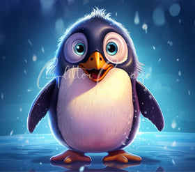Penguin Vinyl tumbler wraps 4 Designs