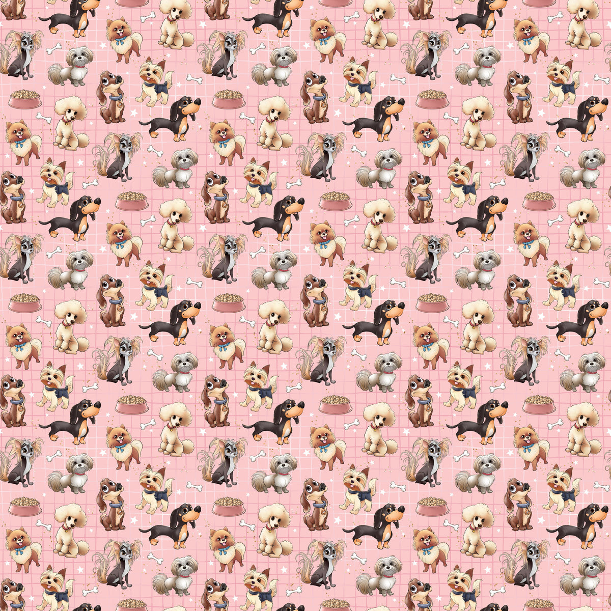 Cute Dogs Collection Vinyl collection- 12x12 vinyl sheets-12 designs available