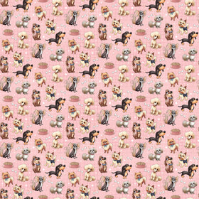 Cute Dogs Collection Vinyl collection- 12x12 vinyl sheets-12 designs available