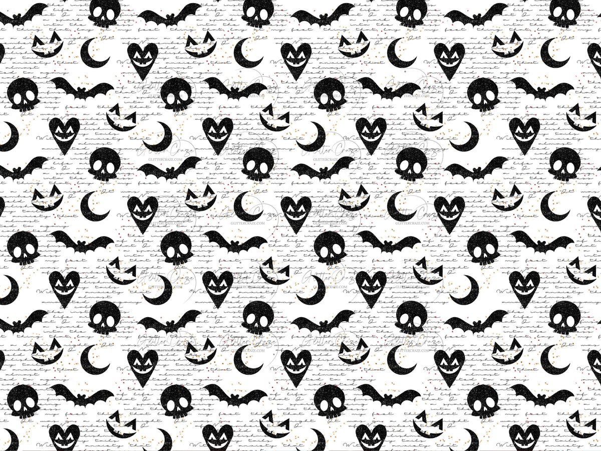 Halloween Tiffany Vinyl collection- 12x12 vinyl sheets-20 designs available