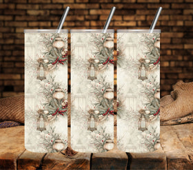 Woodlands Christmas Vinyl tumbler wraps- 18 Designs- 2 Sizes Avaialble