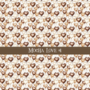Mocha Love- vinyl sheets 20 (Patterns to choose from)