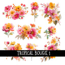 Tropical Bougie UV Decal sheets 8 Designs to choose from
