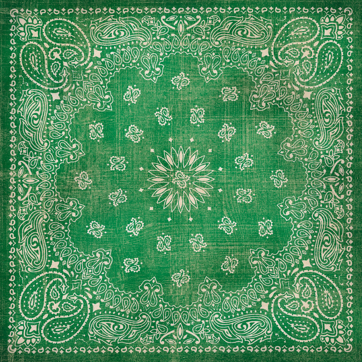 Vintage Bandana Collection Vinyl collection- 12x12 vinyl sheets-18 designs available