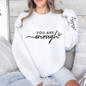 You are enough DTF Transfers- 2 piece set- 2 colors available