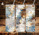Ombre scales #4 vinyl tumbler wraps