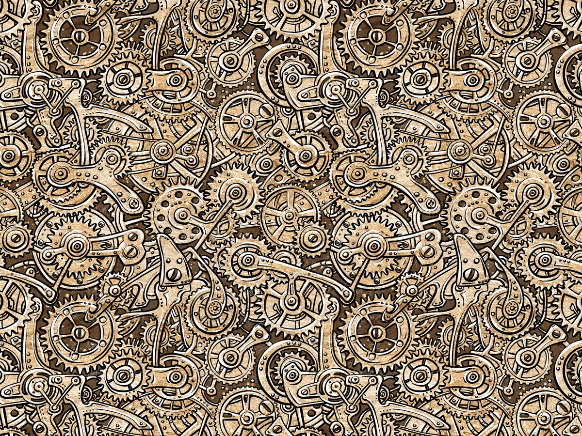 Steampunk Wonders Collection Vinyl collection- 12x12 vinyl sheets-18 designs available