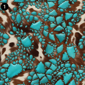 Western Turquoise Prints- 20 Patterns