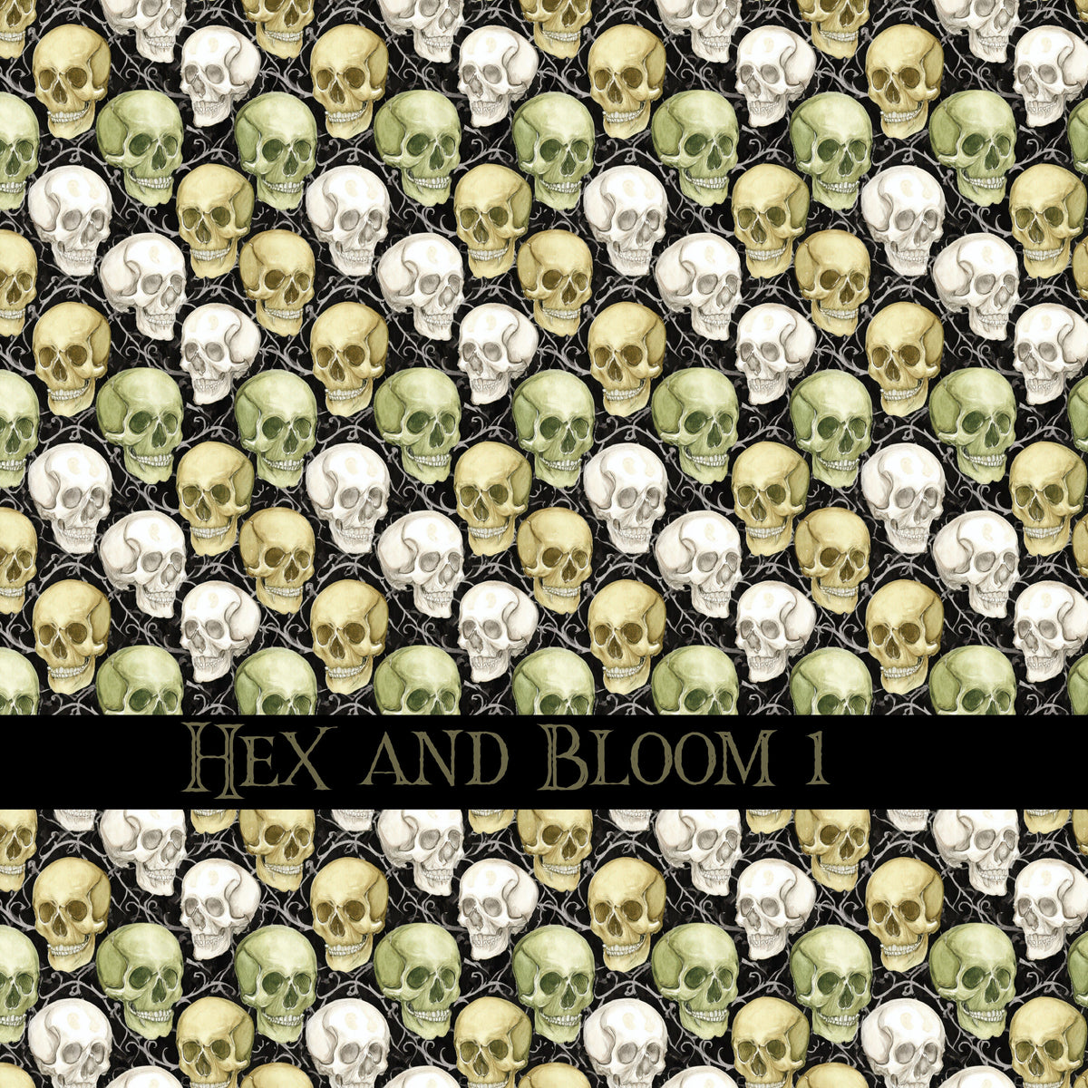 Hex and Bloom Vinyl collection- 12x12 vinyl sheets-16 designs available