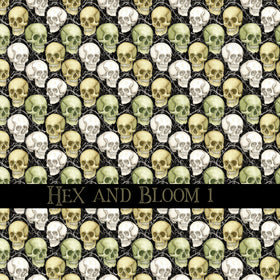 Hex and Bloom Vinyl collection- 12x12 vinyl sheets-16 designs available