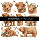 Holy Cow UV DTF Decal sheets 12 Designs available