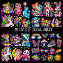 Let's Be Frank UV DTF Decal sheets 11 Designs available