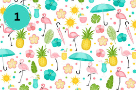 Flamingo Collection 12x12 Vinyl Sheets- 10 Designs Available