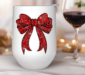 Bandana Coquette Bow Collection UV DTF Decals- 12 Colors