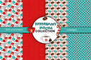 Peppermint Mocha vinyl collection- 12x12 sheets- 4 designs available