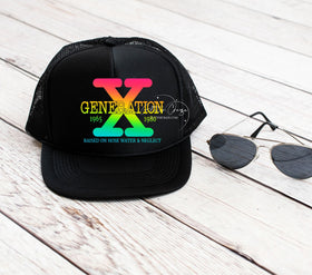 Gen X DTF hat transfers