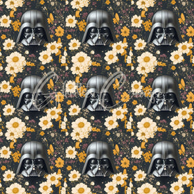 Star Wars Floral- 3 Designs 12x12 Vinyl sheets