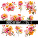 Tropic Crush Collection 14 Coordinating UV Decal sheets to choose from